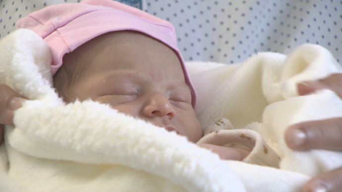 Paulina, primer bebé del año 2026 en La Rioja