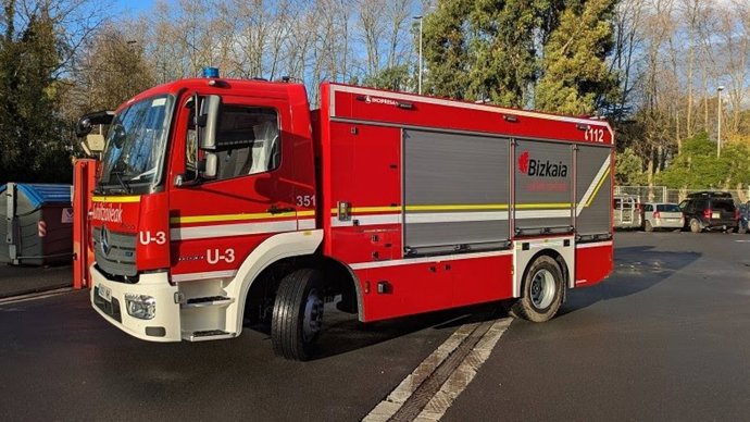 Vehículo del parque de bomberos de Artaza.