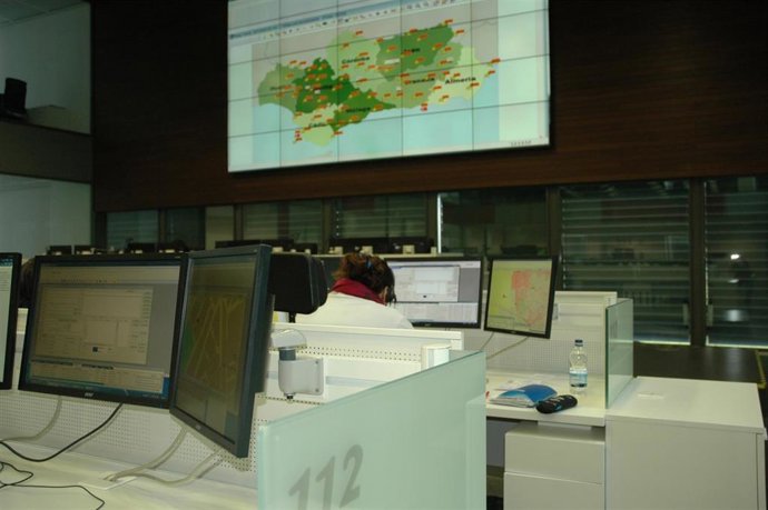 Archivo - Sala de 112 Andalucía. (Foto de archivo).