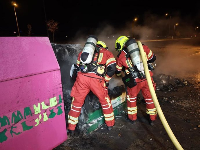 Intervención de los Bomberos de la Diputación de Segovia.