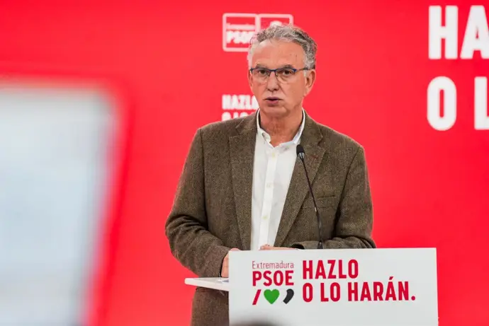 El presidente de la Comisión Gestora del PSOE de Extremadura, José Luis Quintana - PSOE DE EXTREMADURA