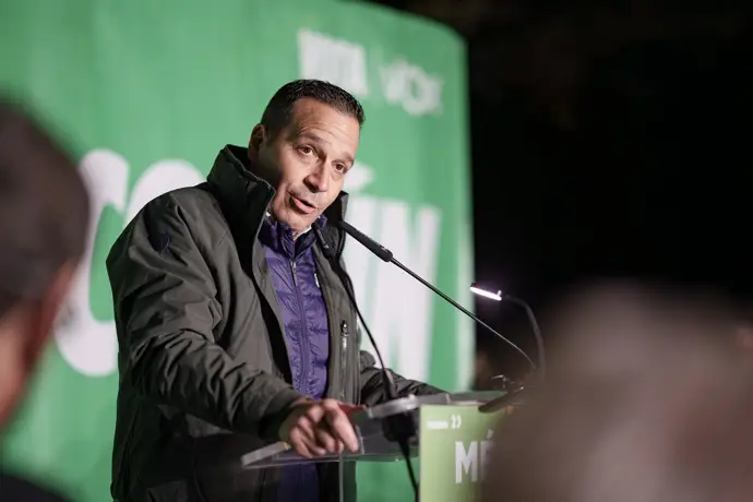 Óscar Fernández Calle, candidato de Vox a la Presidencia de la Junta en las elecciones del 21 de diciembre.