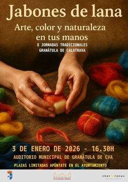 Taller de jabones de lana en Granátula.