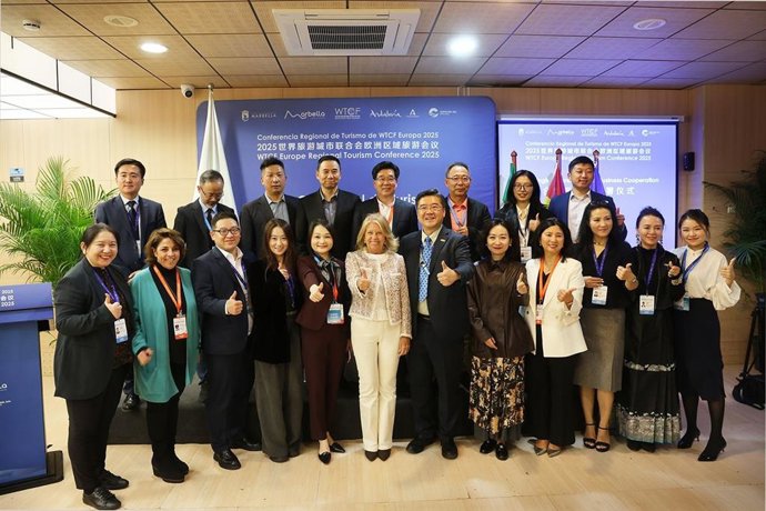 Acto en Marbella de la conferencia continental de la Federación Mundial de Ciudades Turísticas, organizada conjuntamente por la Federación Mundial de Ciudades Turísticas (WTCF)