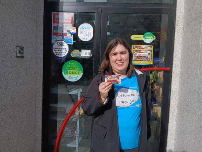 La vendedora de la ONCE Grisela Martínez