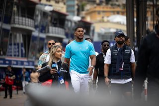 Archivo - Anthony Joshua (gbr), boxer during the 2024 Monaco ePrix, 6th meeting of the 2023-24 ABB FIA Formula E World Championship, on the Circuit de Monaco from April 25 to 27, 2024 in Monaco - Photo André Ferreira / DPPI