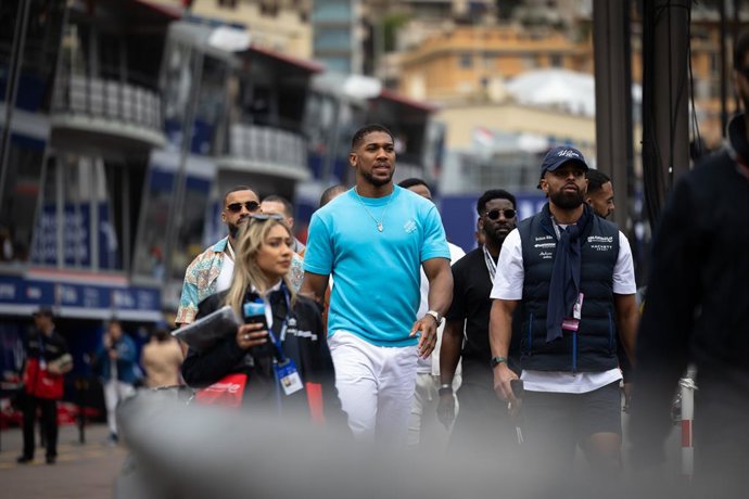 Archivo - Anthony Joshua (gbr), boxer during the 2024 Monaco ePrix, 6th meeting of the 2023-24 ABB FIA Formula E World Championship, on the Circuit de Monaco from April 25 to 27, 2024 in Monaco - Photo André Ferreira / DPPI