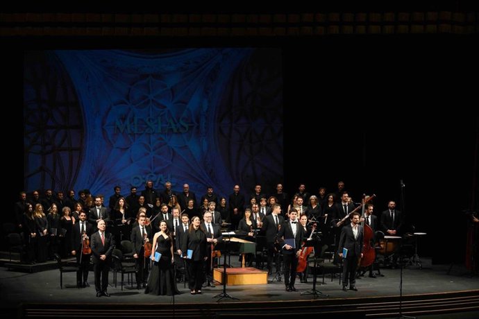 'El Mesías' de Haendel a cargo de la Orquesta Ciudad de Almería en el Auditorio Municipal Maestro Padilla. (Foto de archivo).