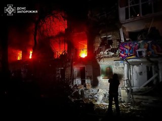 Archivo - Ataque ruso contra Zaporiyia (Ucrania) a 30 de agosto de 2025