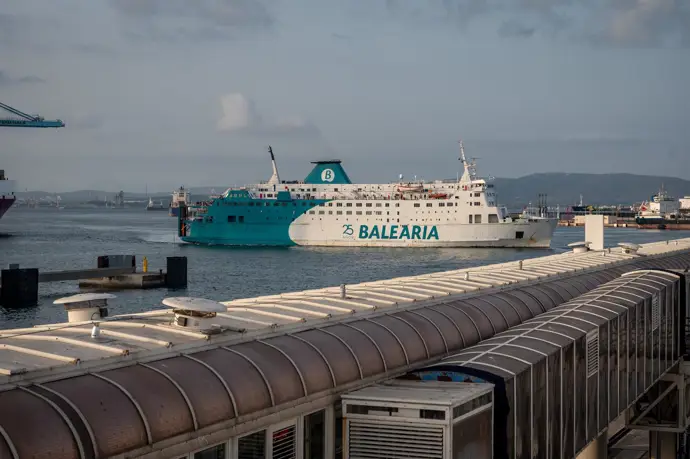 Puerto de Algeciras durante la Operación Paso del Estrecho 2025