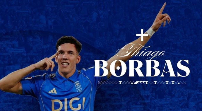 El uruguayo Thiago Borbas refuerza el ataque del Real Oviedo
