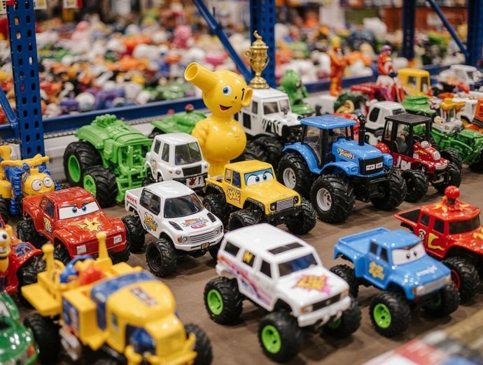 Mercado de intercambio de juguetes en sala BBK