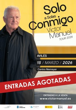Victor Manuel agota entradas para su concierto en el Centro Niemeyer.