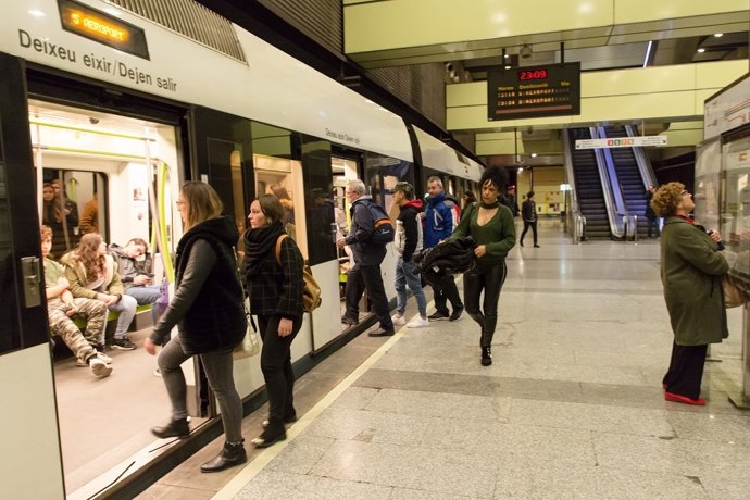 Archivo - Arxiu- Imatge d'una estació de Metrovalencia