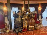 Foto: Reyes Magos desfilan el lunes en Bilbao con 10 carrozas y la novedad de la cuadriga de Atenea con un Pegasus de 6 metros