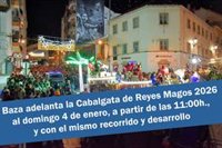 Baza (Granada) adelanta la Cabalgata al domingo por la mañana ante la amenaza de lluvia e incluso nieve