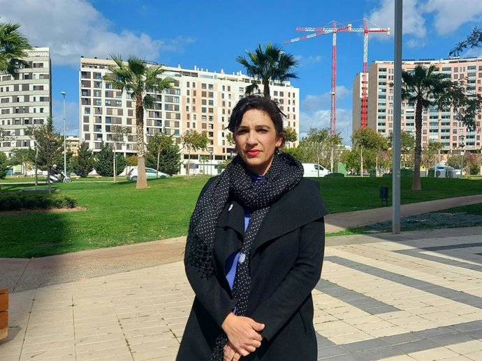 La portavoz adjunta del grupo municipal Con Málaga, Antonia Morillas, en una imagen de archivo