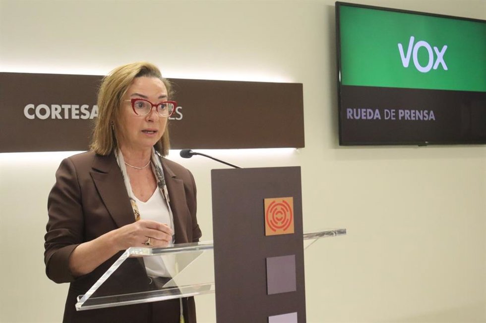 La diputada de Vox, Carmen Rouco.