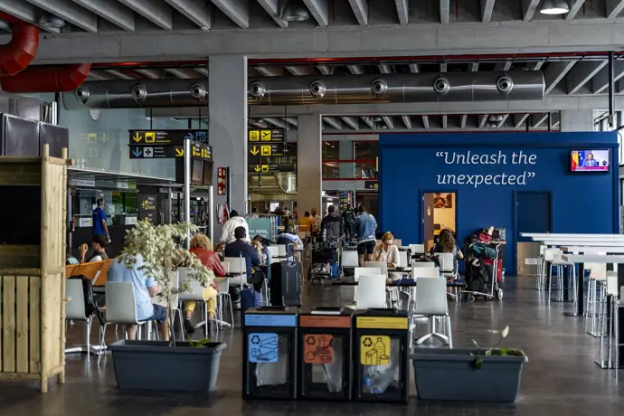 Aeropuerto de La Palma cerrado por la borrasca 'Óscar'