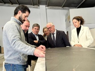 Visita a la empresa Mármoles Manuel Valverde Trigo SL, en Torredonjimeno (Jaén)