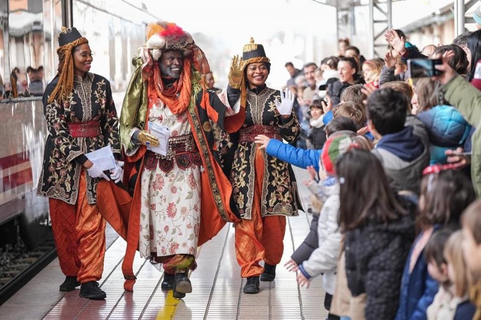 Los Reyes Magos llegarán a la estación de tren a las 11.00 horas