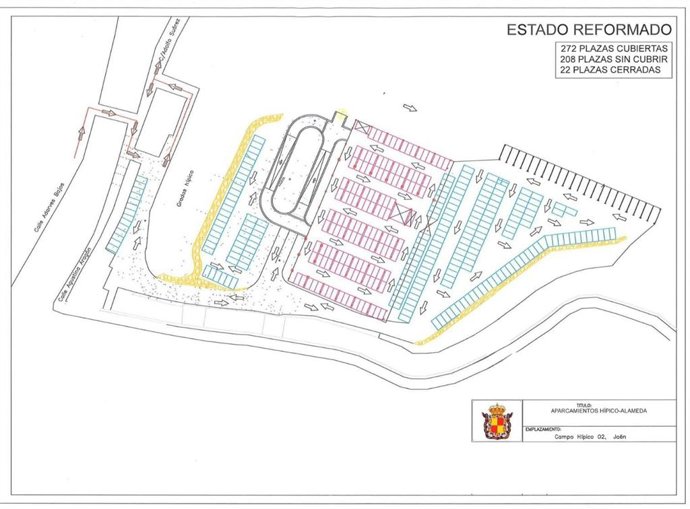 Plano del aparacamiento