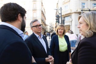 Archivo - El portavoz del Grupo Parlamentario Vox en Andalucía, Manuel Gavira, en una visita a Granada (Foto de archivo).