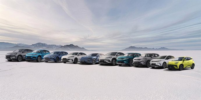 Gama de vehículos de BYD