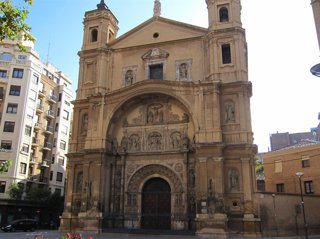 Archivo - Fachada de la Iglesia de Santa Engracia de Zaragoza.