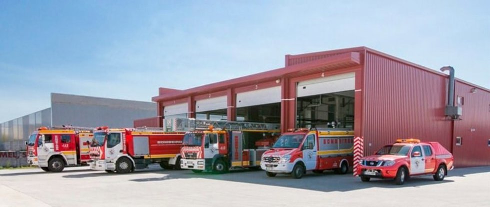 Parque de bomberos de Carballo.