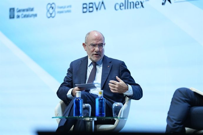 Archivo - El conseller d'Unió Europea i Acció Exterior de la Generalitat de Catalunya, Jaume Duch, 