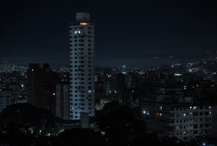 CARACAS, Jan. 3, 2026  -- This photo taken on the early morning of Jan. 3, 2026 shows a view of the city of Caracas, capital of Venezuela. U.S. President Donald Trump said Saturday in a Truth Social post that Venezuelan President Nicolas Maduro and his wi