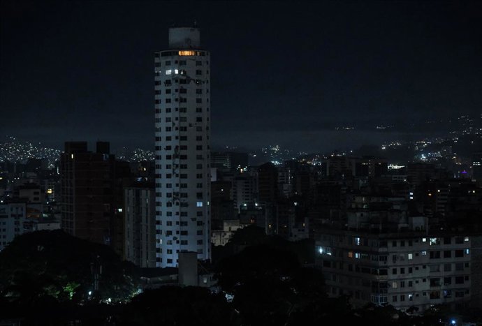 CARACAS, Jan. 3, 2026  -- This photo taken on the early morning of Jan. 3, 2026 shows a view of the city of Caracas, capital of Venezuela. U.S. President Donald Trump said Saturday in a Truth Social post that Venezuelan President Nicolas Maduro and his wi