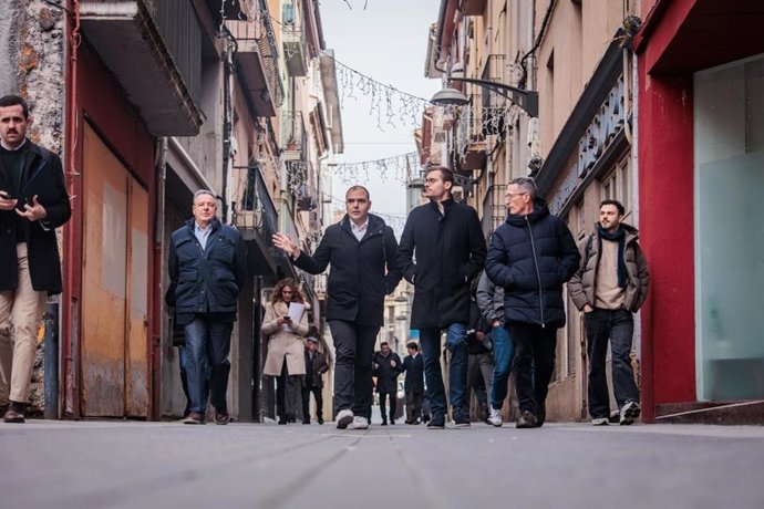 Dalmau en una visita a Olot (Girona) este sábado