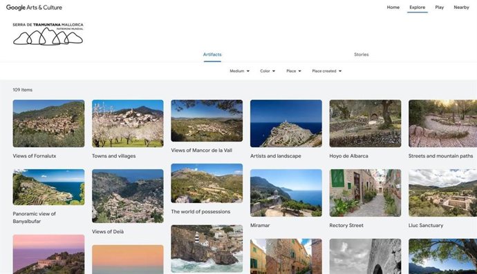 La Serra de Tramuntana inaugura un espacio en la plataforma Google Arts & Culture