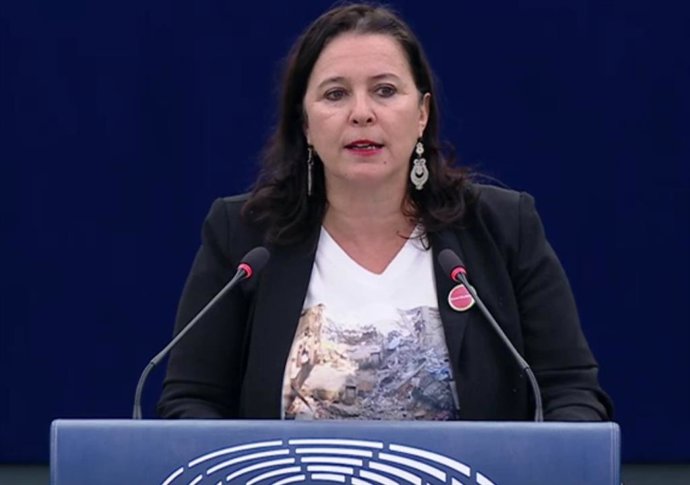 Archivo - La eurodiputada del BNG, Ana Miranda.