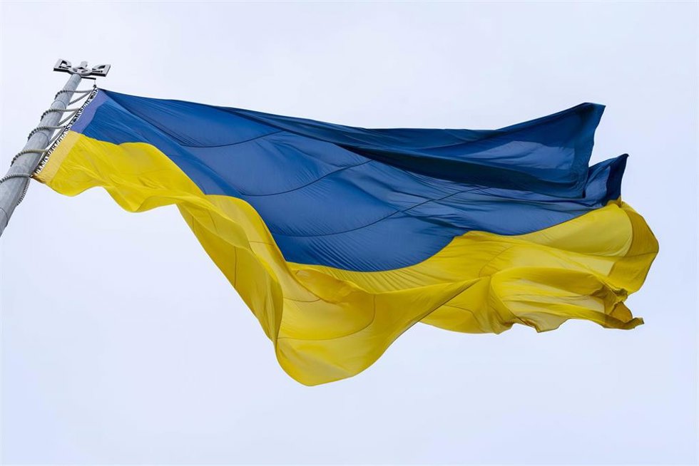 Archivo - Bandera de Ucrania