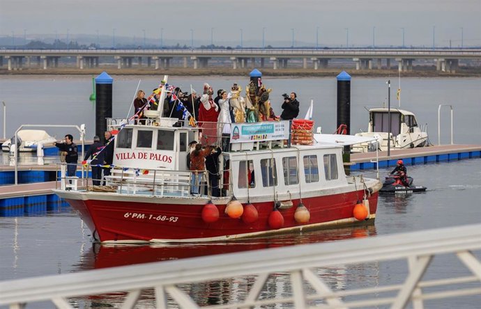 Llegada de los Reyes Magos de Huelva en 2025.