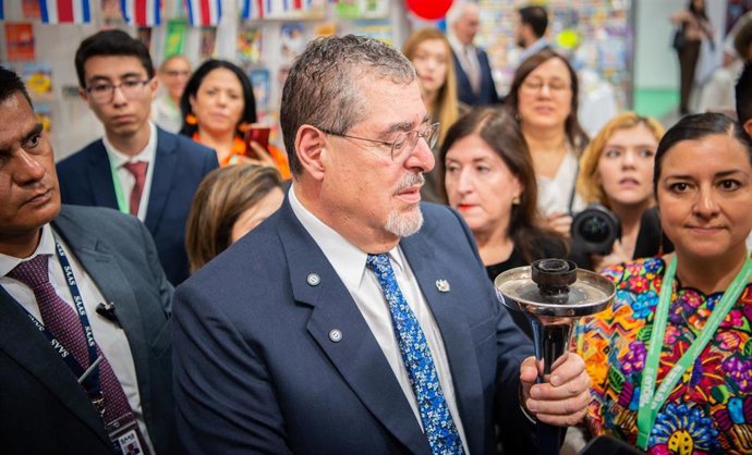 Archivo - El presidente de Guatemala, Bernardo Arévalo