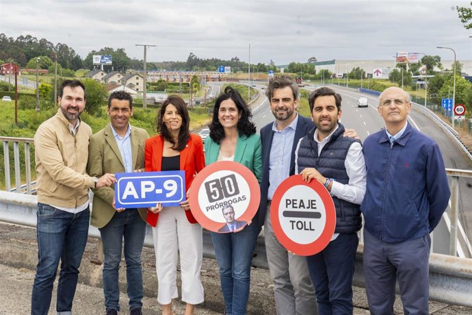 Archivo - PPdeG, ante la "50ª prórroga del debate para el traspaso de la AP-9":"Con las bodas de oro, toca el divorcio de Sánchez"