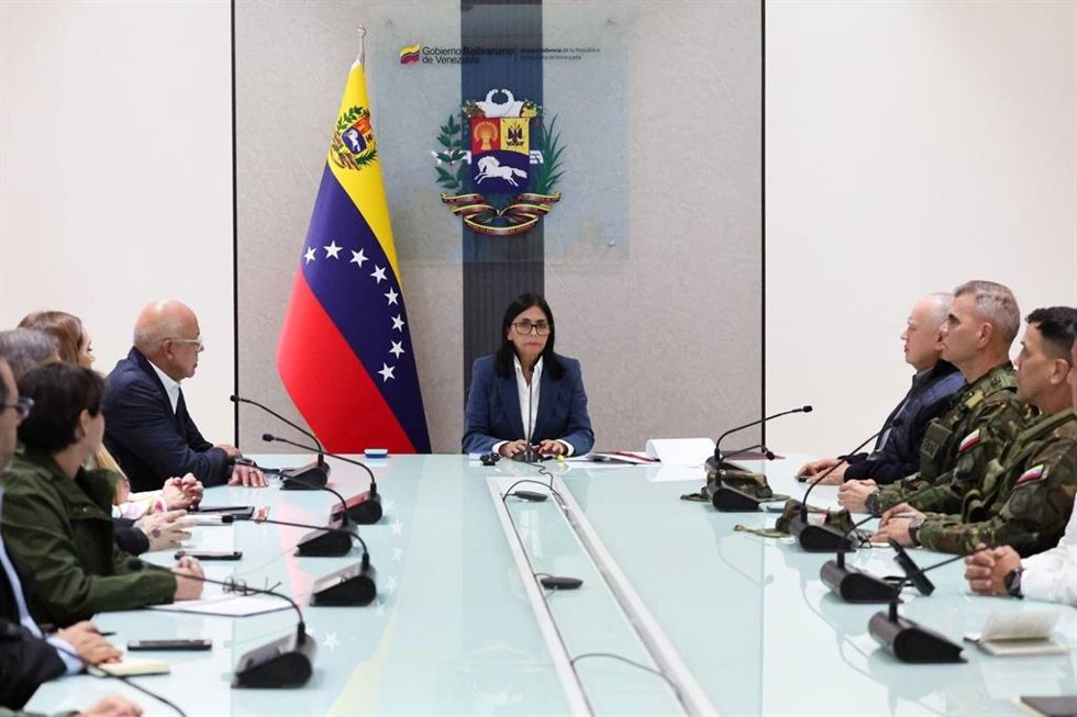 La vicepresidenta de Venezuela, Delcy Rodríguez