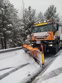 Cuarenta vehículos, 75 efectivos y 800 toneladas de sal, dispositivo ante la previsión de nieve en provincia de Albacete