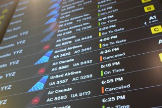 Cancelaciones de vuelos en Estados Unidos (archivo).