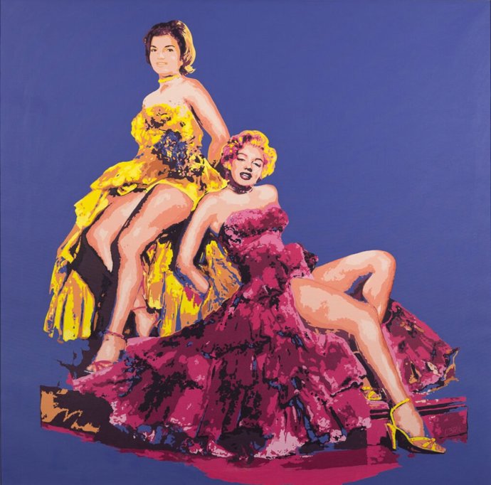 Archivo - Algunas de las obras expuestas en la muestra Celebrando a Marilyn. 1926–2026, en Conde Duque.