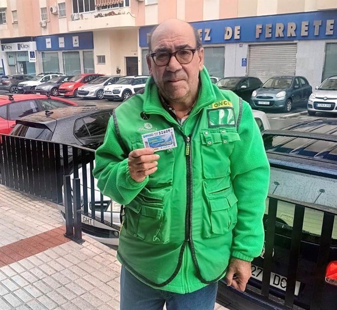 Manuel Ferrer es vendedor de la ONCE que ha dado Sueldazo en Vélez-Málaga.