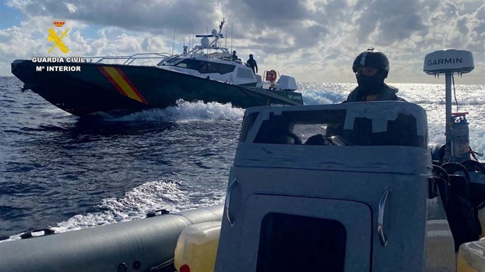 Servicio Marítimo de la Guardia Civil en Huelva.