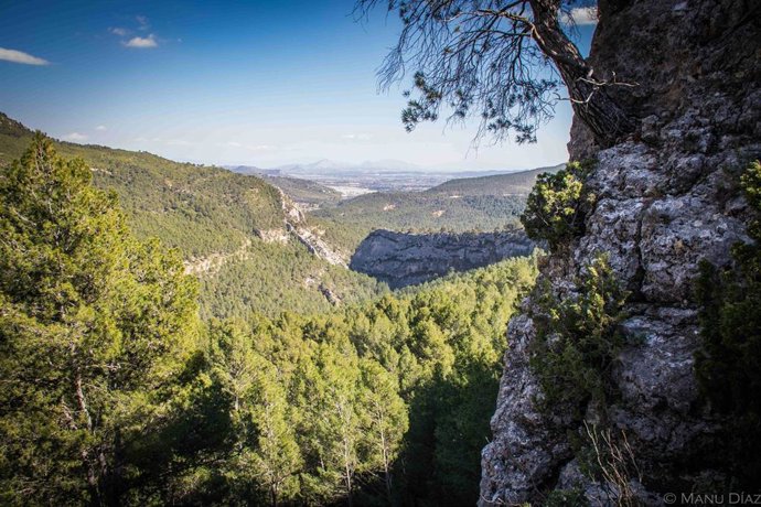 Archivo - Panorámica del barranco de Hondares en la sierra de Moratalla.
