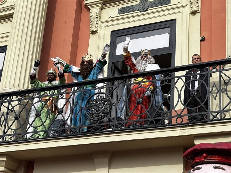 Recepción de los Reyes Magos en el Ayuntamiento de Murcia