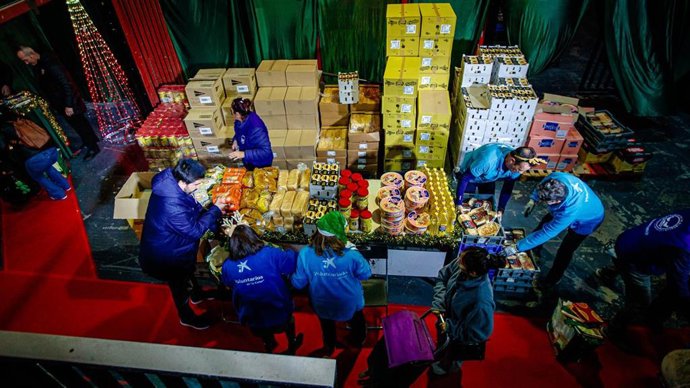 Imagen de la Nit de Nadal de la Fundación VCF y Banco de Alimentos
