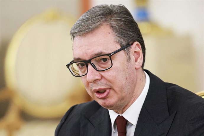 Archivo - El presidente de Serbia, Aleksandar Vucic